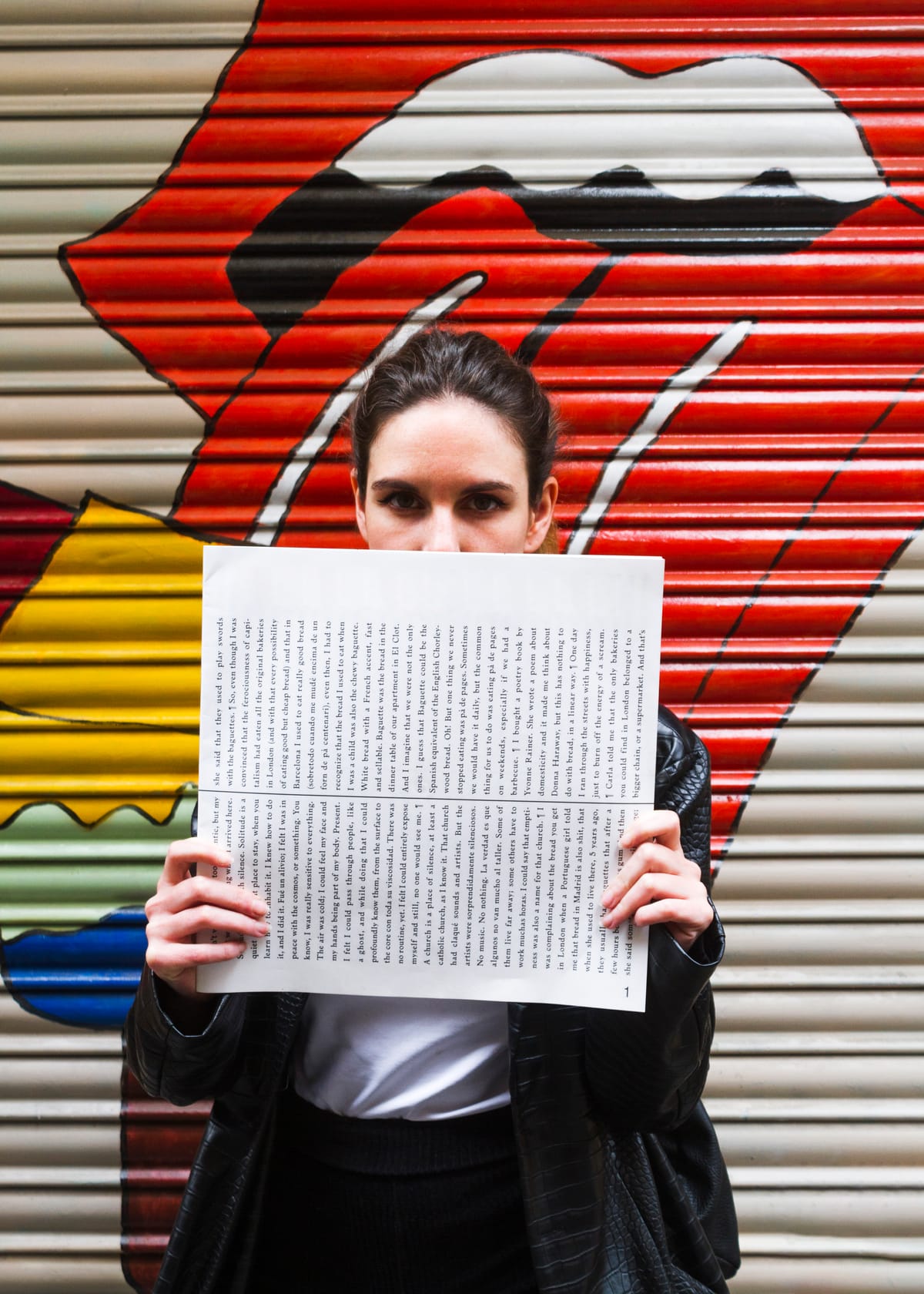 La tipografía también forma parte del mensaje